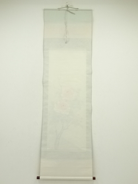 道具 ] - 道具 大泉筆 牡丹図 肉筆絹本掛軸 | ネットショップ圭